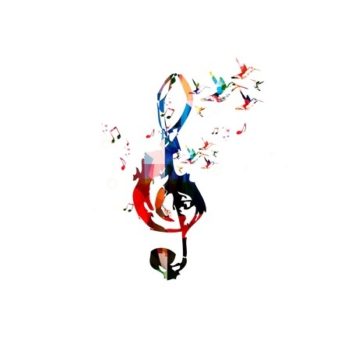 38116847 - colorful music background vector