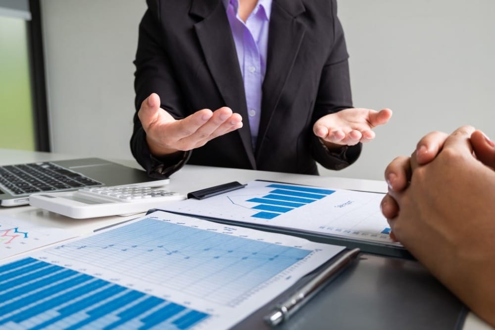 business meeting charts