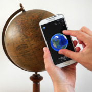globe and smartphone