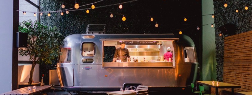 food cart in airstream