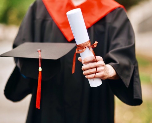 graduation and diploma