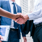 business people shaking hands