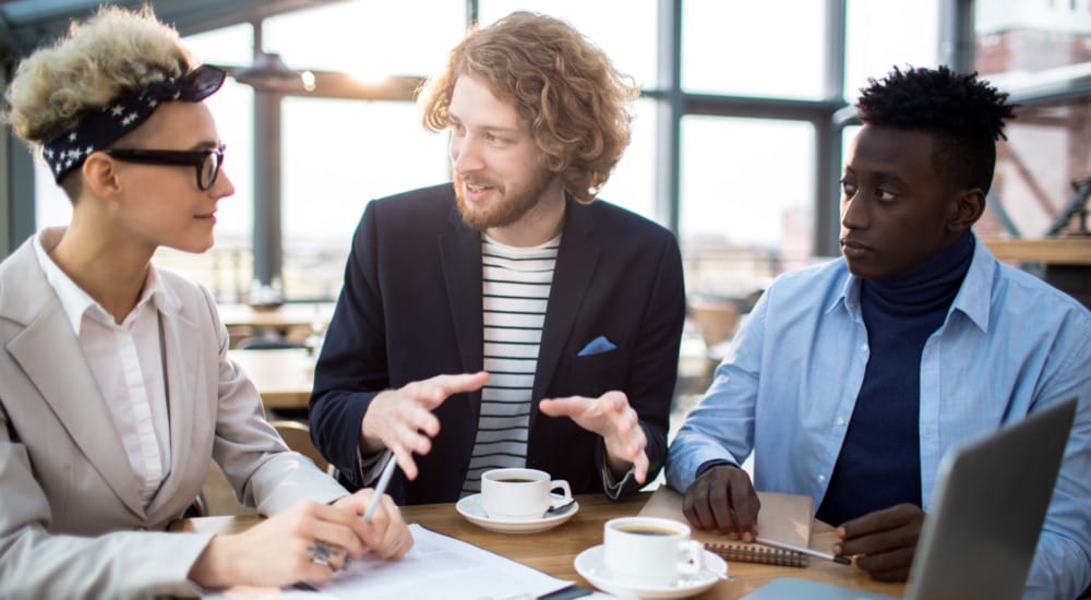 people in negotiation